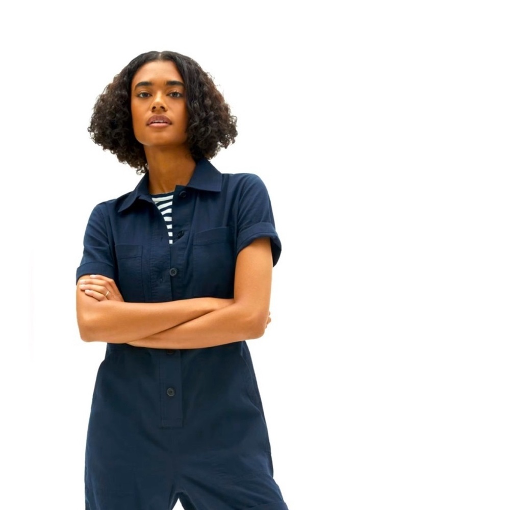 Everlane Navy Jumpsuit